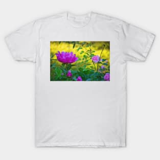 Pink Peonies and Roses T-Shirt